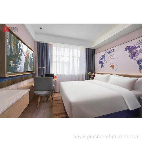 Custom made hotel bed room furniture